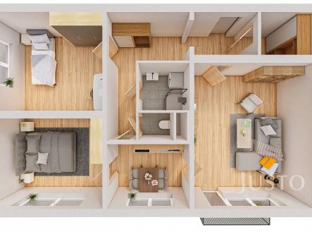 Prodej bytu, 3+1, 72 m²