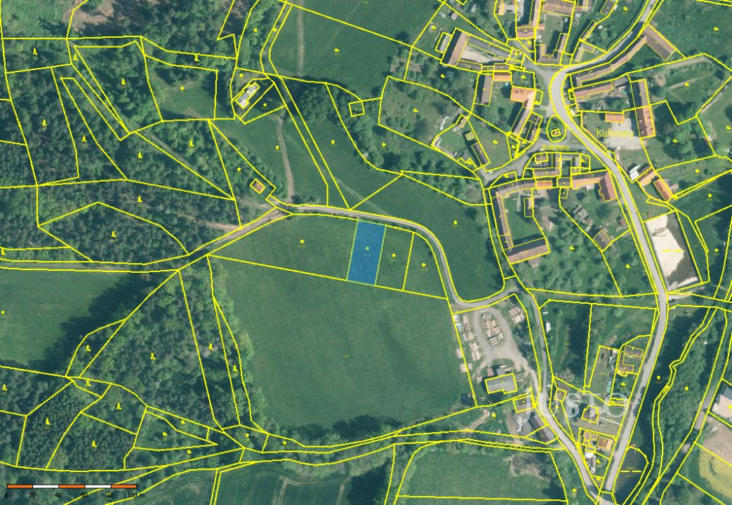 Prodej pozemku pro výstavbu RD Kuřimany od 1 025 m²