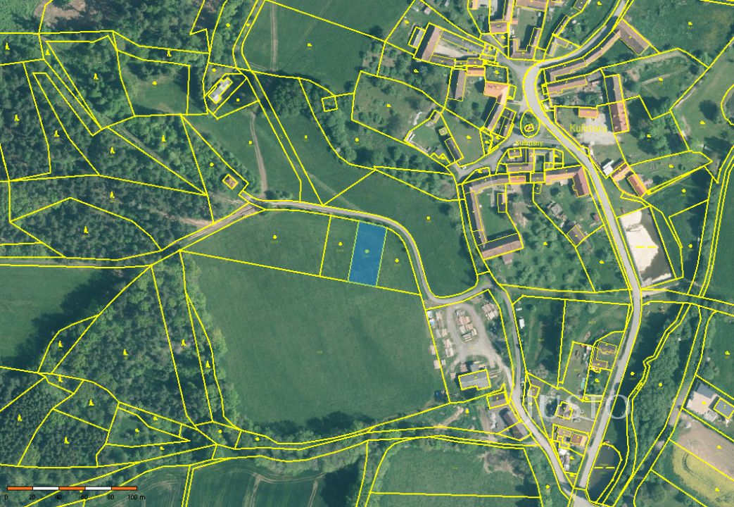 Prodej pozemku pro výstavbu RD Kuřimany od 1 025 m²
