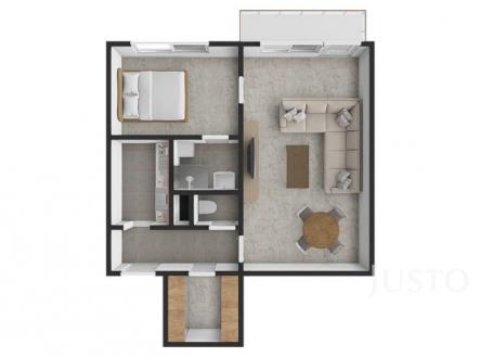 Prodej bytu, 1+1, 46 m²