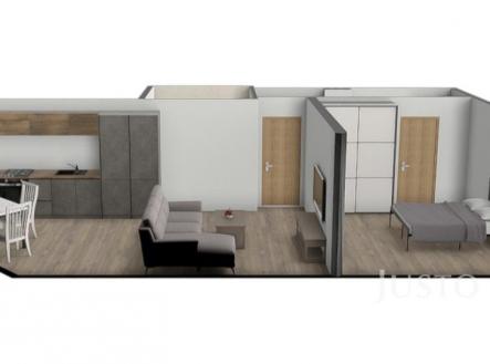 Pronájem bytu, 2+kk, 39 m²