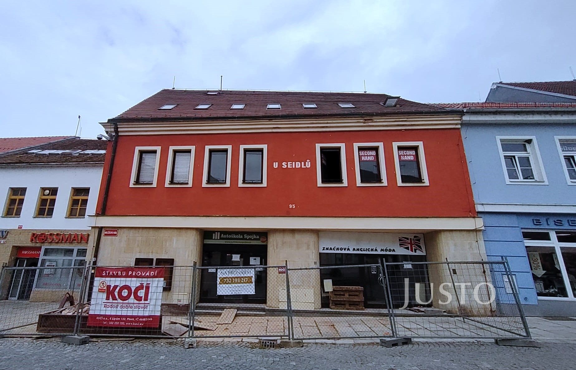 Pronájem nebytového prostoru,76 m², Písek - Havlíčkovo náměstí