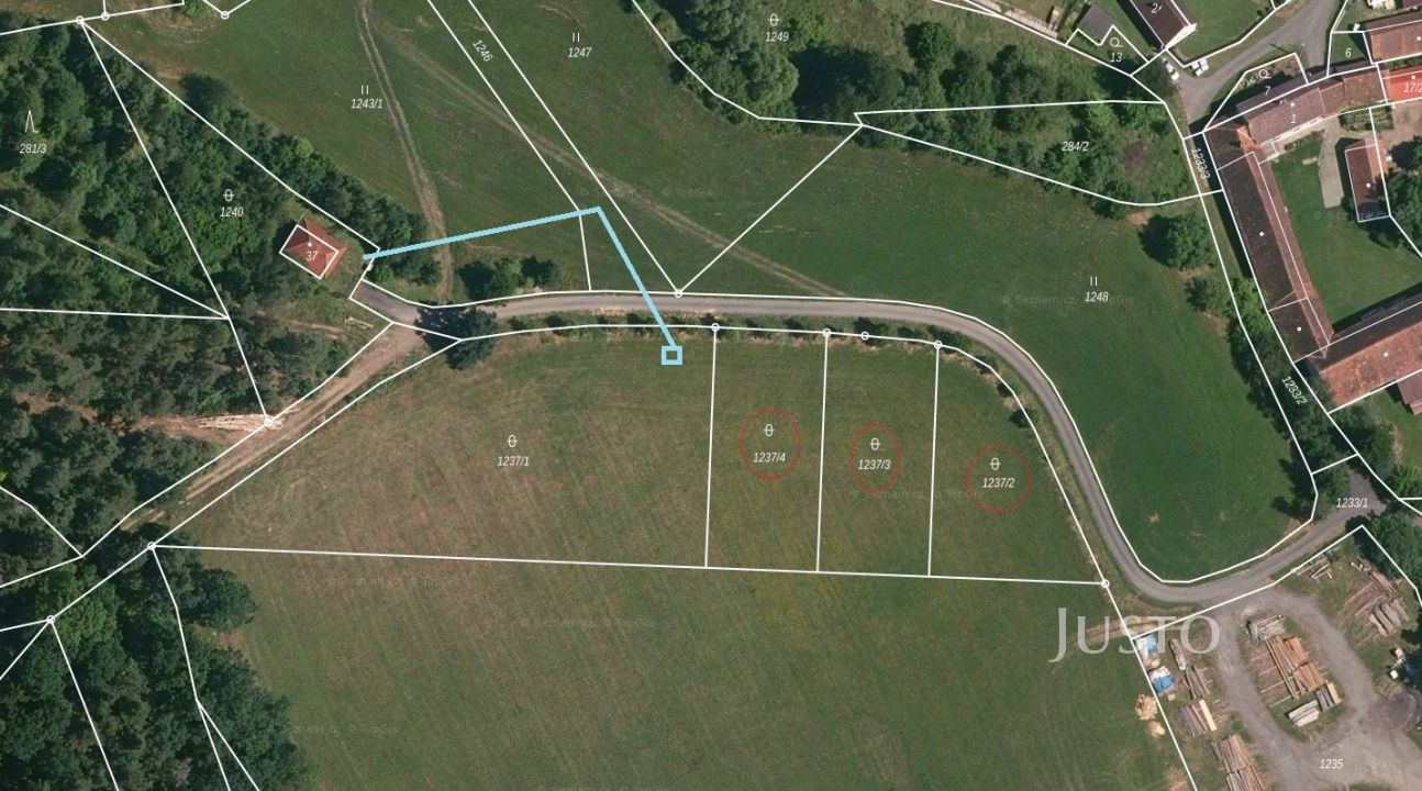 Prodej pozemku pro výstavbu RD Kuřimany od 1 019 m²