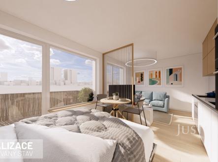 Prodej bytu, 1+kk, 34,7 m²