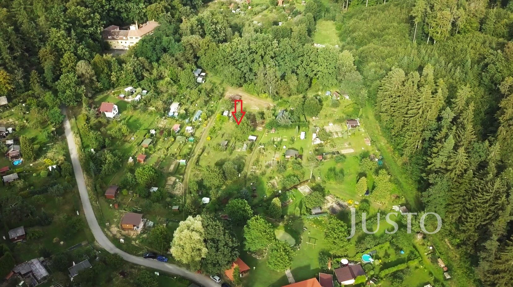 Prodej zahrady, 417 m², Písek - U Honzíčka