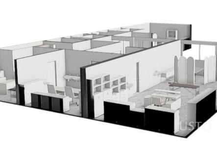 Pronájem - komerční prostor, 41 m²