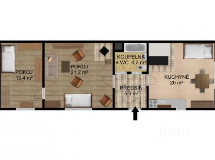 Prodej - dům/vila, 64 m²