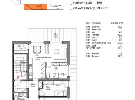 Prodej bytu, 4+kk, 104 m²