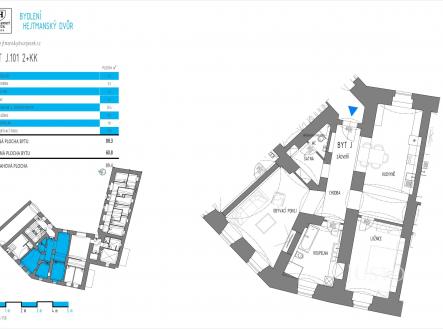 Prodej bytu, 2+kk, 89 m²
