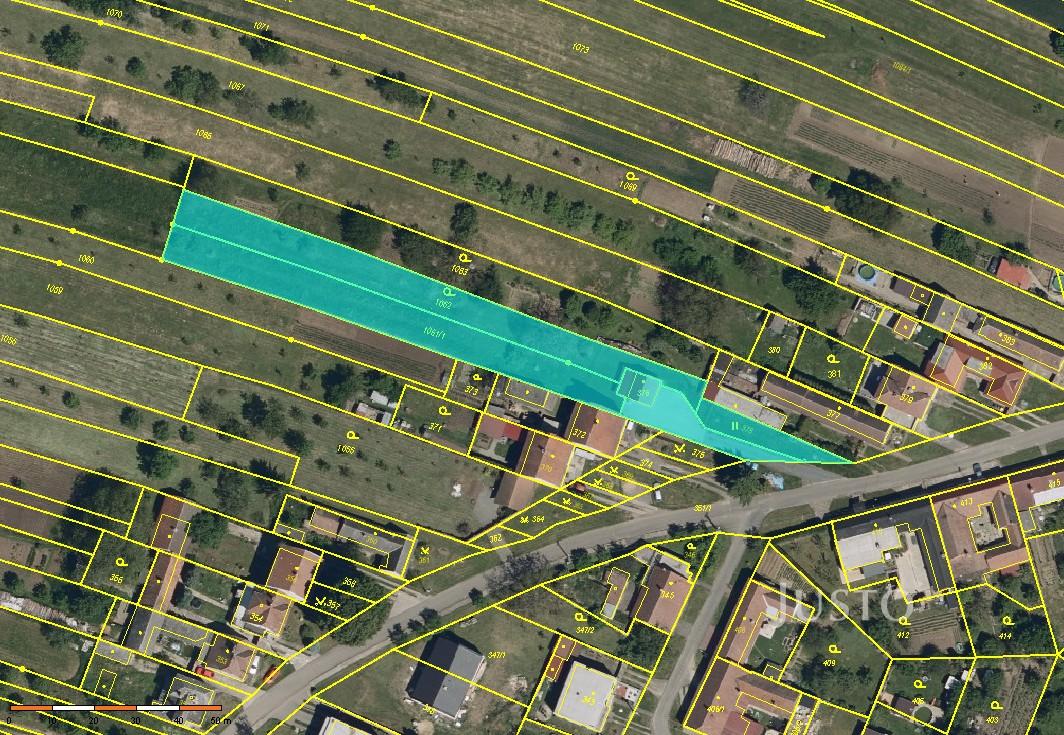 Prodej stavebního pozemku 2331 m² s dvojgaráží