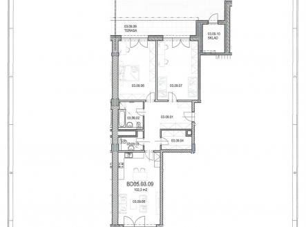 Prodej bytu, 3+kk, 128 m²