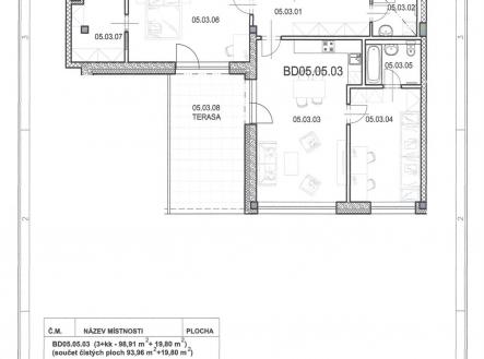 . | Prodej bytu, 3+kk, 94 m²
