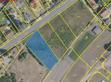 Katastrální mapa. | Prodej - pozemek pro bydlení, 1 084 m²