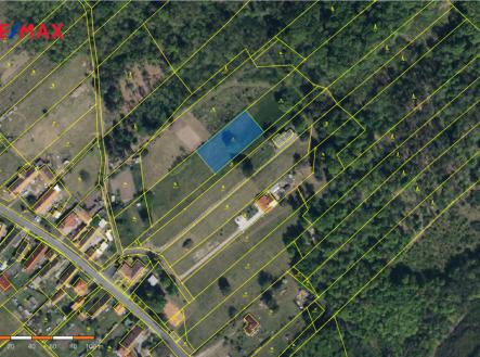 Vyznačení umístění pozemku | Prodej - pozemek pro bydlení, 1 738 m²
