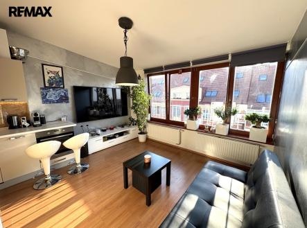 Obývací pokoj | Prodej bytu, 2+kk, 50 m²