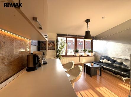 Obývací pokoj | Prodej bytu, 2+kk, 50 m²