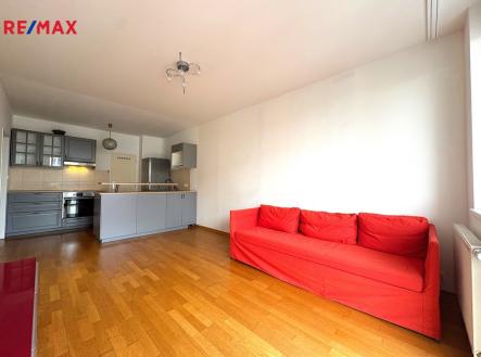 Obývací pokoj - aktuální podoba | Prodej bytu, 3+kk, 70 m²