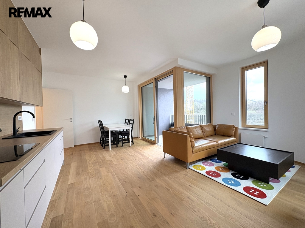 Obývací pokoj s kuchyňským koutem