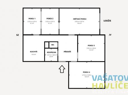 pudorys-poski.jpg | Prodej bytu, 5+1, 95 m²