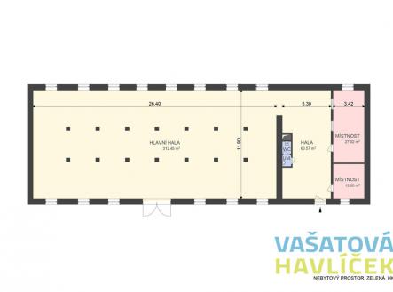 106-nebytovy-prostor-zelena-hk.jpg | Pronájem - skladovací prostor, 412 m²