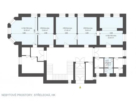 . | Pronájem - kanceláře, 104 m²