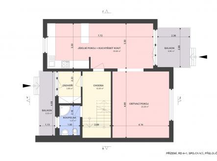 . | Pronájem - dům/vila, 131 m²