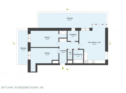 . | Prodej bytu, 3+kk, 135 m²