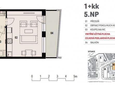 pudorys-27.jpg | Pronájem bytu, 1+kk, 32 m²