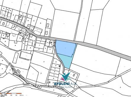 mapa Modlany komerční pozemek barevný | Prodej - pozemek pro komerční výstavbu, 6 268 m²