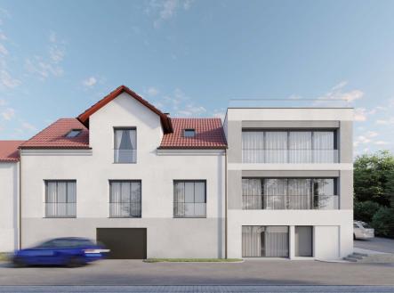 Vizualizace domu s přístavbou | Prodej - dům/vila, 199 m²