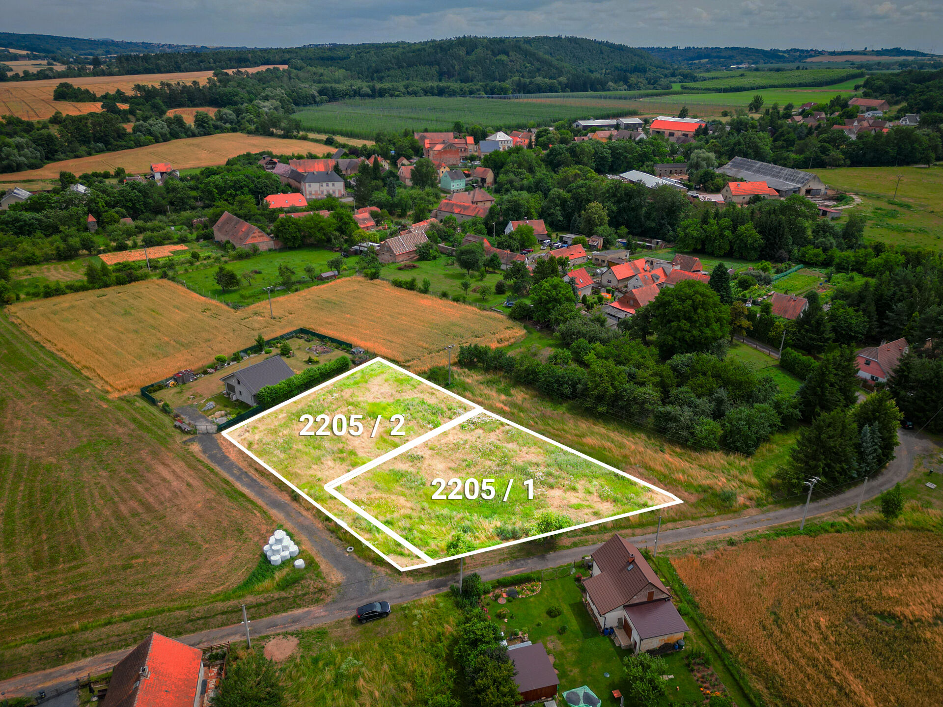 Prodej atraktivního pozemku, 1500 m2, Malá Černoc