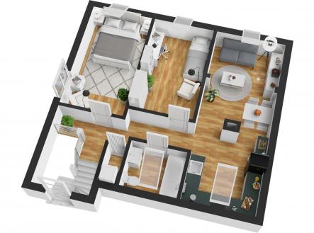 Prodej bytu, 3+kk, 63 m²