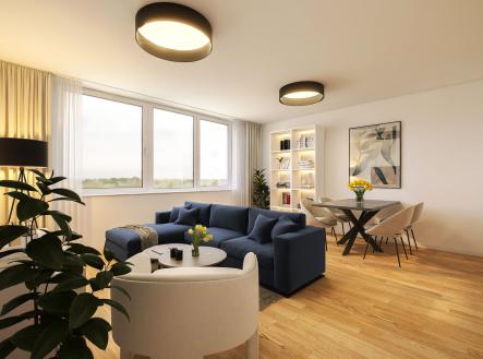 Prodej bytu, 3+kk, 71 m²