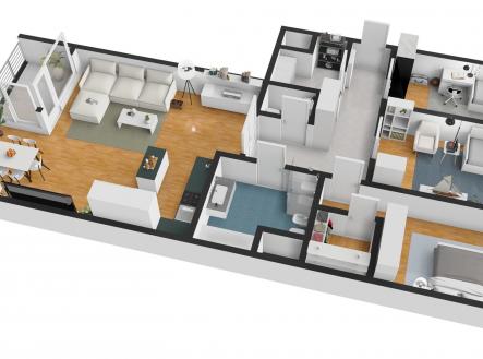 Prodej bytu, 4+kk, 113 m²