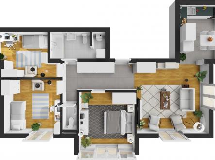 Prodej bytu, 4+1, 91 m²