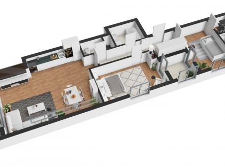 Prodej bytu, 3+kk, 88 m²