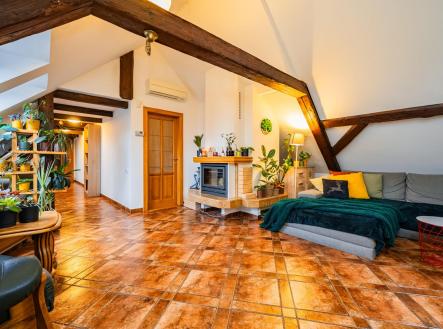 Jednotka 1 - obývací pokoj | Prodej bytu, atypický, 295 m²