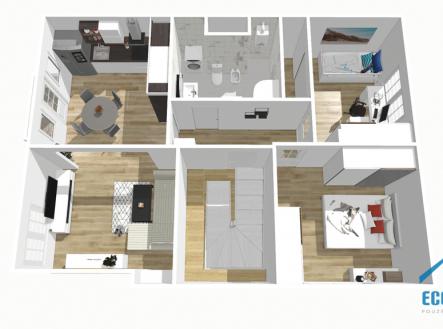 kralovicka-pudorysb4.jpg | Pronájem bytu, 3+1, 90 m²