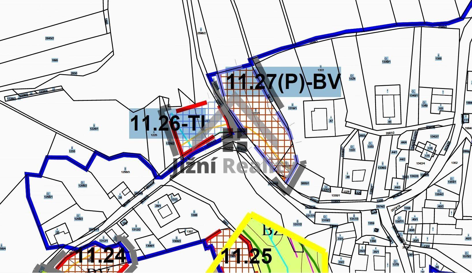 Stavební parcela o výměře 1.350 m2, Svébohy, Horní Stropnice