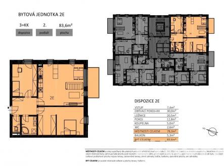 . | Prodej bytu, 3+kk, 78 m²