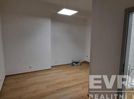 prázdná místnost s dřevěná podlaha | Pronájem bytu, 1+kk, 22 m²