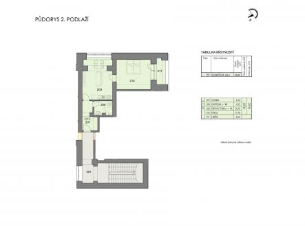 . | Prodej bytu, 2+kk, 50 m²