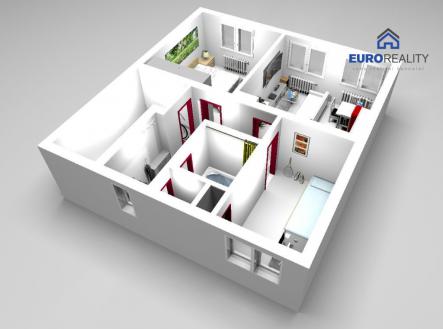 Prodej bytu, 3+kk, 63 m²