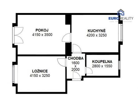 byt-beroun-2-1-pinta.jpeg | Pronájem bytu, 2+1, 55 m²