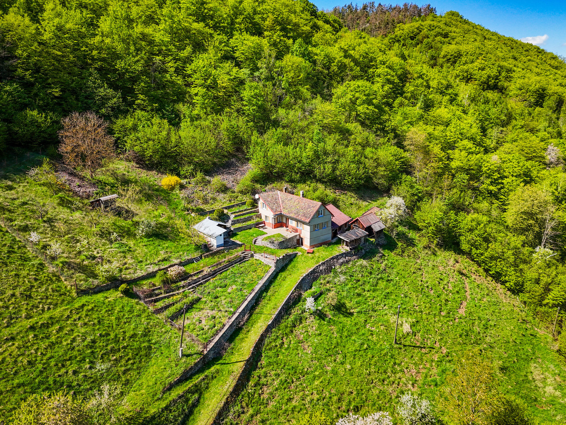 Prodej RD 120m2 s pozemky 5,5 Ha