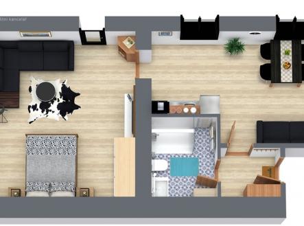 kuncice-7-614-1.floor-3d-floor-plan.jpg | Prodej bytu, 1+kk, 48 m²