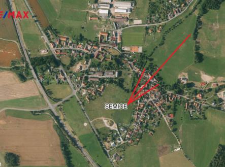 semicemapa.png | Prodej - pozemek pro bydlení, 1 361 m²