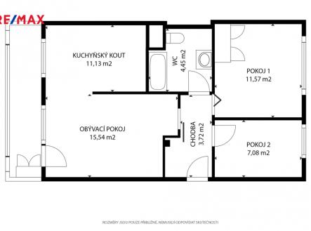 1pudorys-v-stihlach.png | Prodej bytu, 3+1, 61 m²