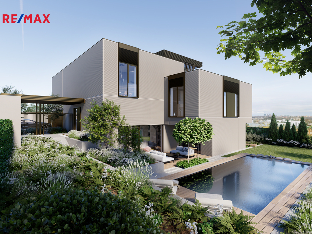 Vizualizace - pohled na dům