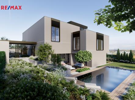Vizualizace - pohled na dům | Prodej - dům/vila, 510 m²
